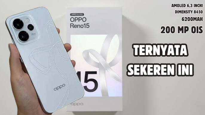 Bocoran Spesifikasi Oppo Reno15: Kamera 200 MP