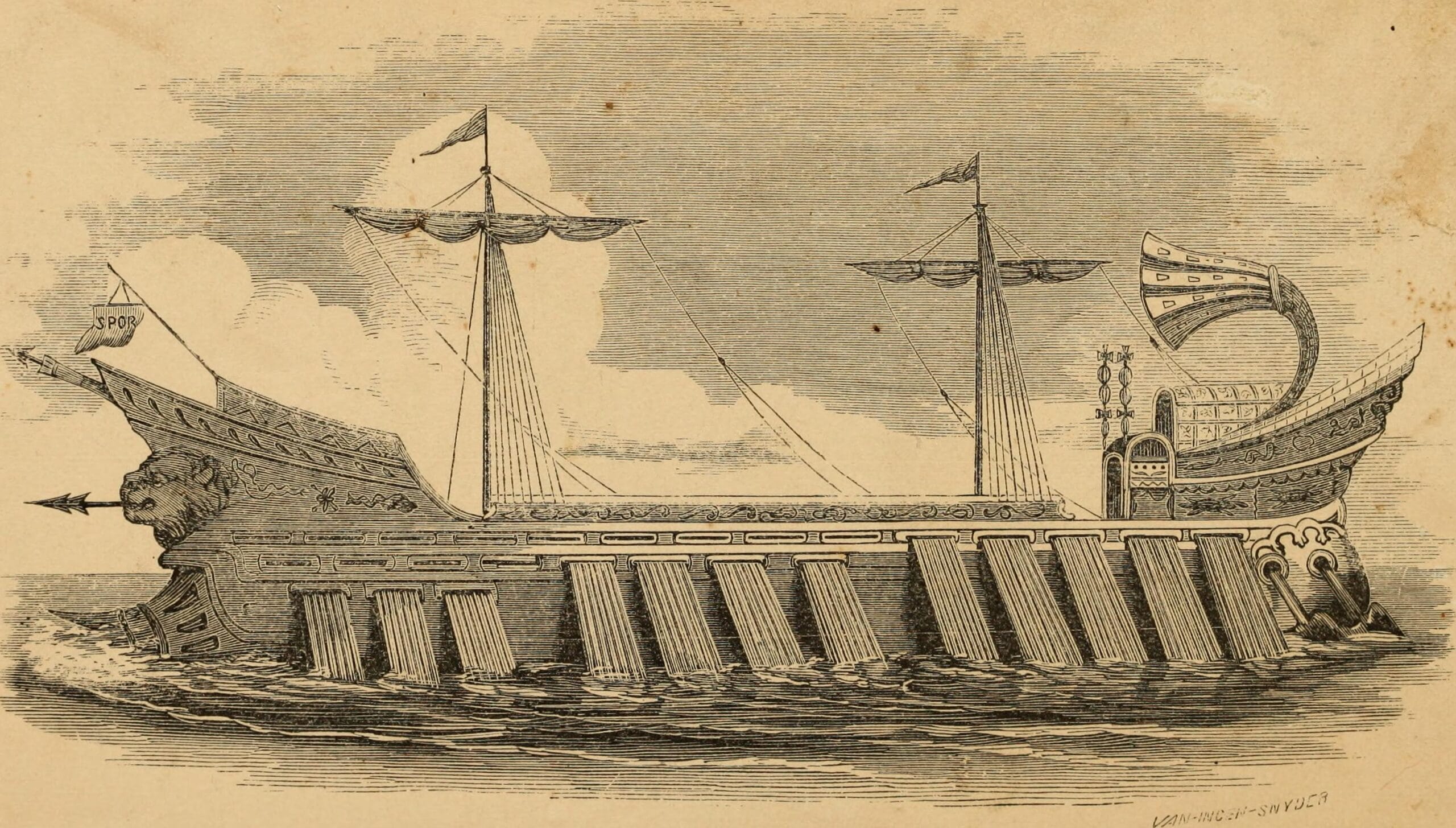 Menguak Teknologi Galai Raksasa Helenistik 'Tessarakonteres'