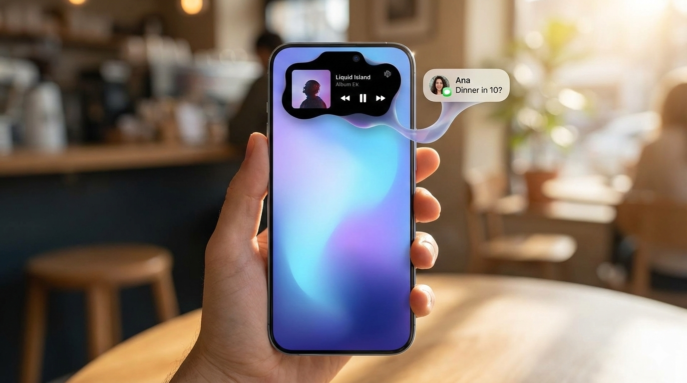 Ilustrasi Aura OS yang dibuat oleh Gemini AI - Banana Pro