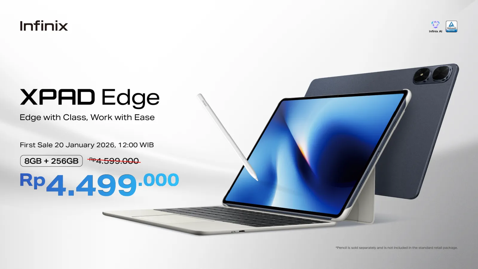 Infinix membuka awal tahun 2026 dengan memperkenalkan lini perangkat terbarunya, EDGE Series, ke pasar Indonesia.