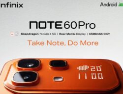 Infinix Note 60 Pro Usung Panel Notifikasi Aktif di Modul Kamera, Siap Debut di MWC 2026