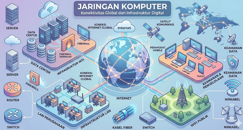 Topologi Jaringan Jadi Fondasi Infrastruktur Digital yang Menentukan Kinerja Konektivitas 9 Topologi jaringan menjadi salah satu elemen penting dalam infrastruktur teknologi yang menentukan bagaimana sistem komputer saling terhubung