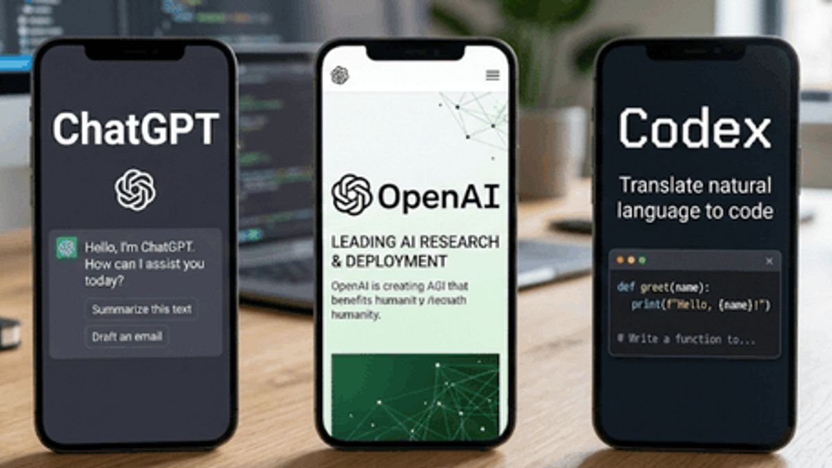 ChatGPT dan Codex OpenAI lumpuh global pada 20 April 2026.