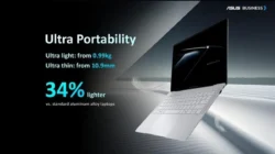 ASUS ExpertBook Ultra B9406 hadir dengan bobot 0,99 kg, Intel Core Ultra X9, NPU 50 TOPS, layar OLED 3K Tandem, dan keamanan enterprise berlapis.