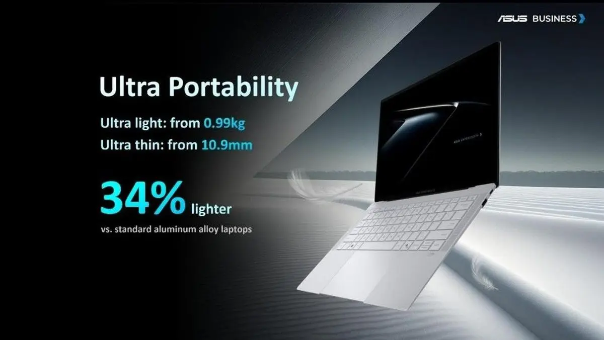 ASUS ExpertBook Ultra B9406 hadir dengan bobot 0,99 kg, Intel Core Ultra X9, NPU 50 TOPS, layar OLED 3K Tandem, dan keamanan enterprise berlapis.