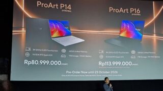 ASUS ProArt P14 dan P16 meluncur di Indonesia dengan superchip NVIDIA RTX Spark, memori hingga 128GB, dan AI lokal. Pre-order mulai Rp79.999.000.