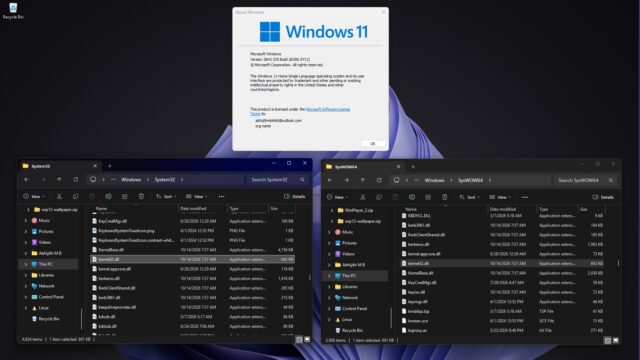 Di Windows 11 64-bit, System32 menyimpan file 64-bit dan SysWOW64 file 32-bit. Simak perbedaan System32 dan SysWOW64, WOW64, serta Sysnative.