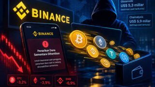 Bitcoin di $78.089,5 Usai Binance Kehilangan Dana Rekor $6,3 Miliar 44 Bitcoin turun 2,5% ke $78.089,5 usai peretasan Binance senilai $6,3 miliar. Binance bekukan sekitar $3 miliar dan tanggung kerugian pengguna.
